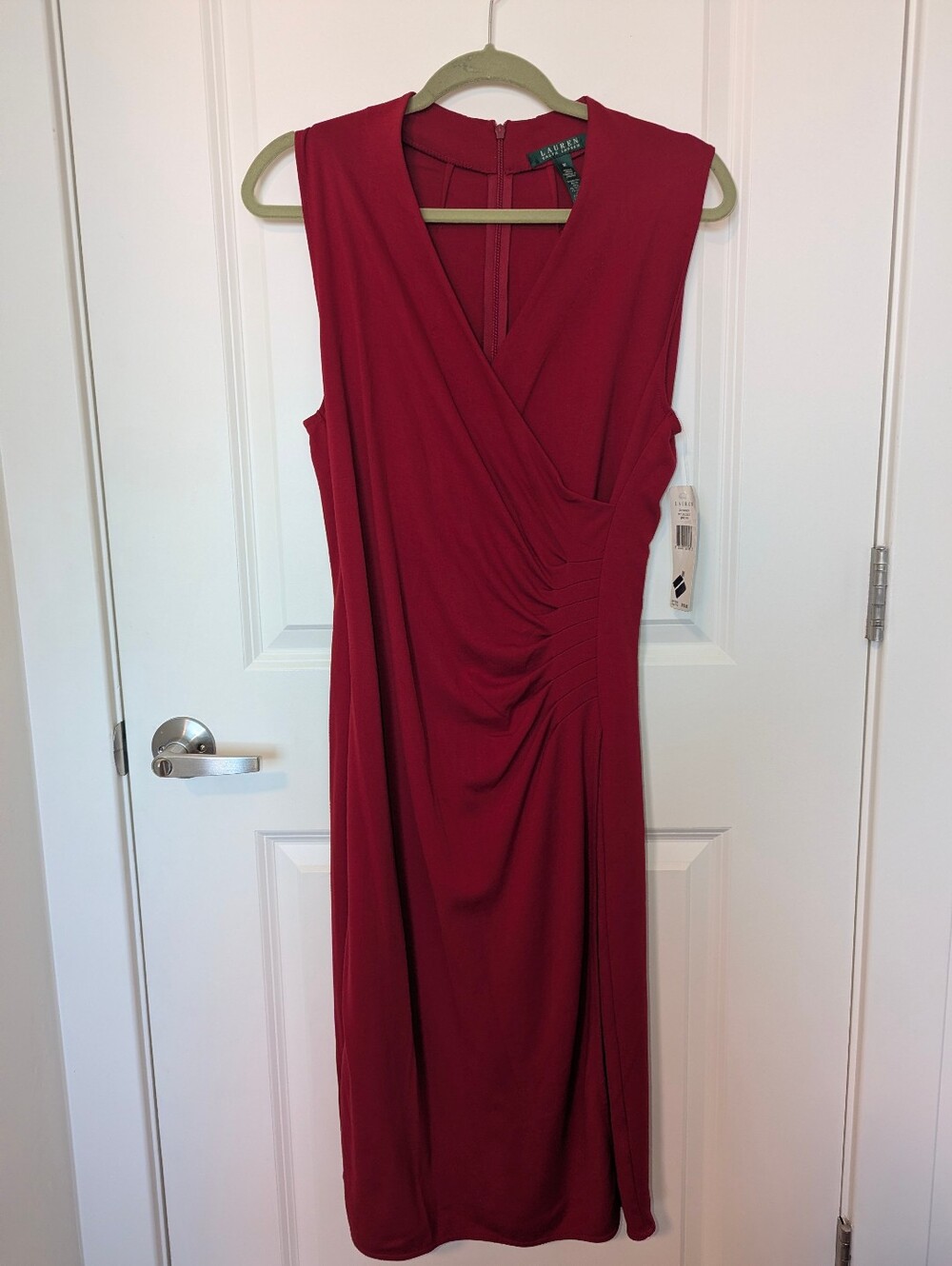 Ralph Lauren Sleeveless Wrap-Style Dress